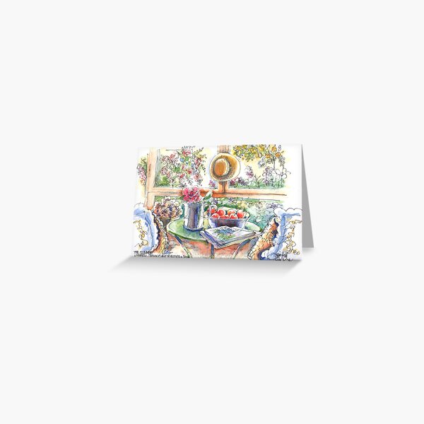 The Summer Kitchen. South of France Greeting Card