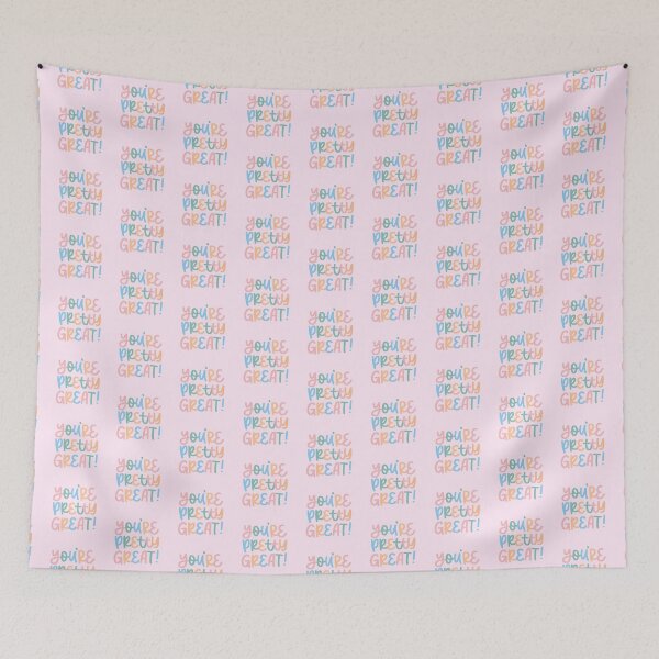 Item preview, You're pretty Great! Pastel Positive Quote designed and sold by TheBubblyType.