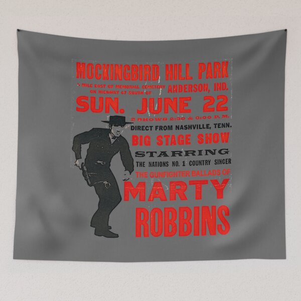 Item preview, Marty Robbins Concert Poster Classic Essential designed and sold by ickiRoseannOchs.