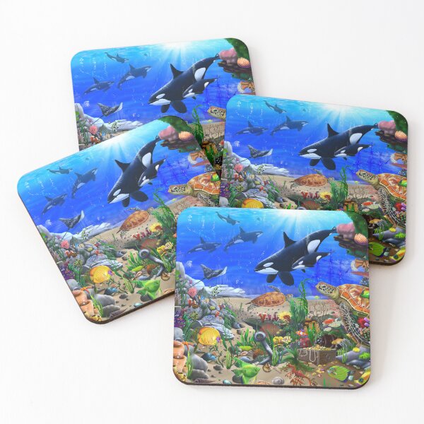 Item preview, Wonderful Ocean World designed and sold by GeraldNewtonArt.