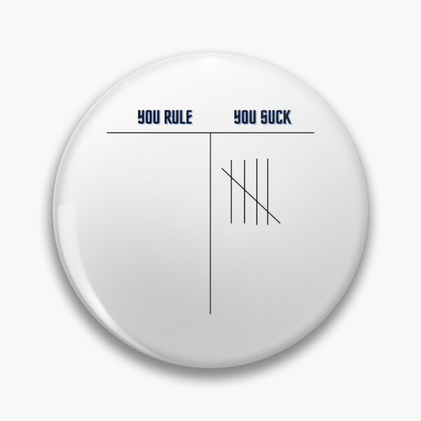 Item preview, You suck, you rule designed and sold by MxedFeelings.