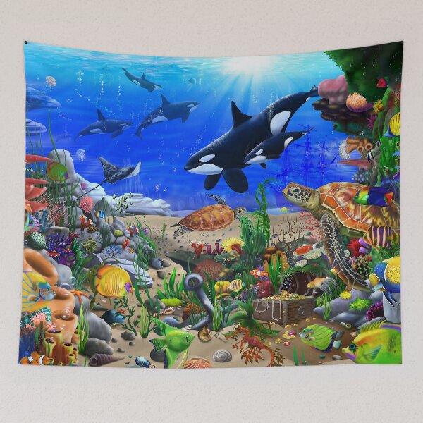 Item preview, Wonderful Ocean World designed and sold by GeraldNewtonArt.
