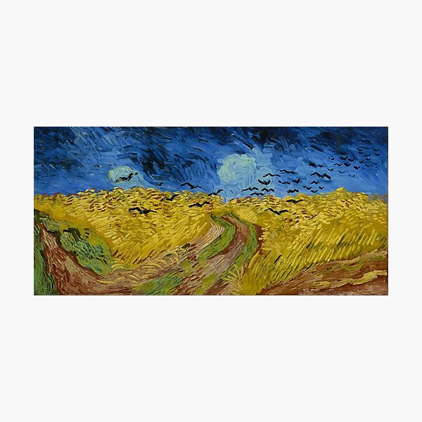 Item preview, Wheatfield with Crows by Vincent van Gogh (1890) designed and sold by allhistory.