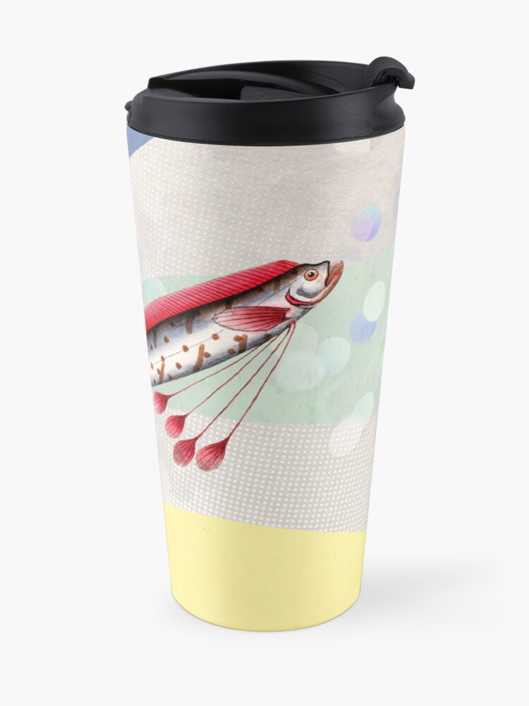 Alternate view of Rising in Pisces Travel Mug