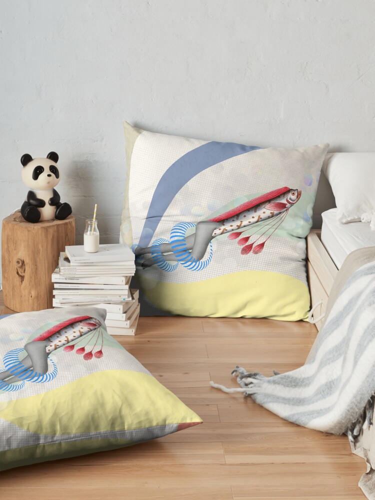 Alternate view of Rising in Pisces Floor Pillow