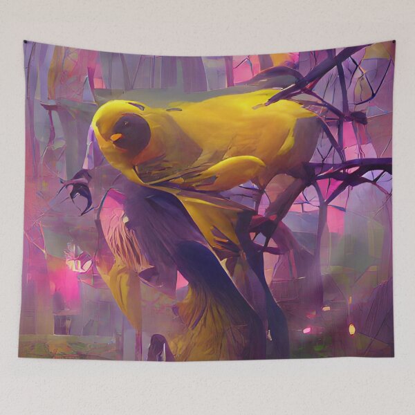 Item preview, Yellow Canari | Artificial Inteligence Generated Art designed and sold by AllAboutAI.