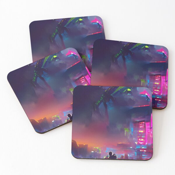 Item preview, Neon Night | Artificial Inteligence Generated Art designed and sold by AllAboutAI.