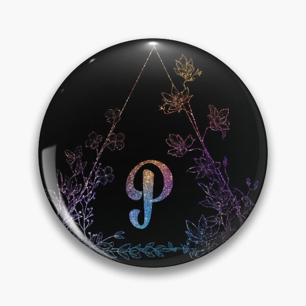 Item preview, Cute Floral Monogram P| Monogram P designed and sold by ModernStyleBoho.