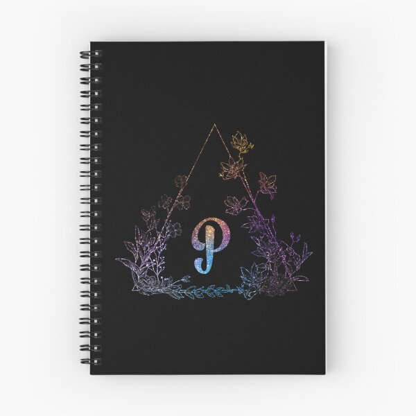 Artikelvorschau, Niedliches Blumenmonogramm P | Monogramm P entworfen und verkauft von ModernStyleBoho.
