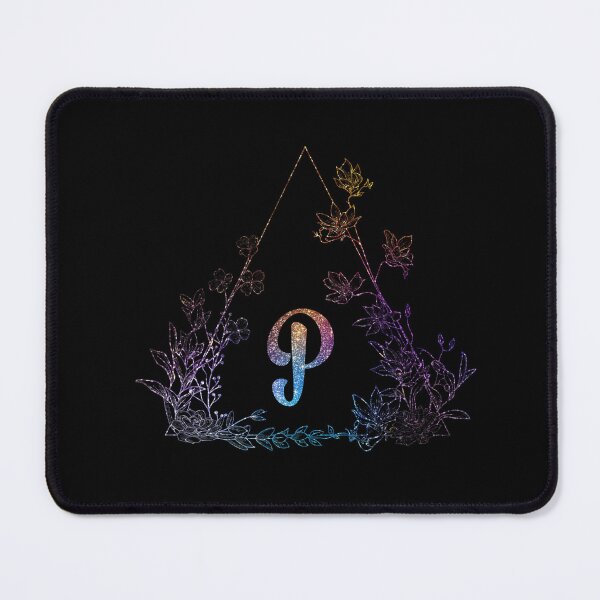 Item preview, Cute Floral Monogram P| Monogram P designed and sold by ModernStyleBoho.