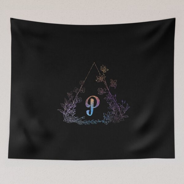 Item preview, Cute Floral Monogram P| Monogram P designed and sold by ModernStyleBoho.