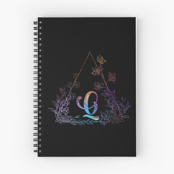 Item preview, Cute Floral Monogram Q| Monogram Q designed and sold by ModernStyleBoho.
