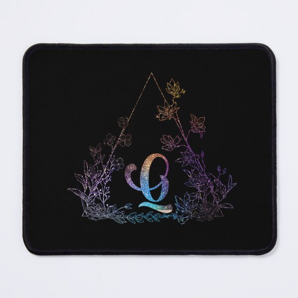 Item preview, Cute Floral Monogram Q| Monogram Q designed and sold by ModernStyleBoho.