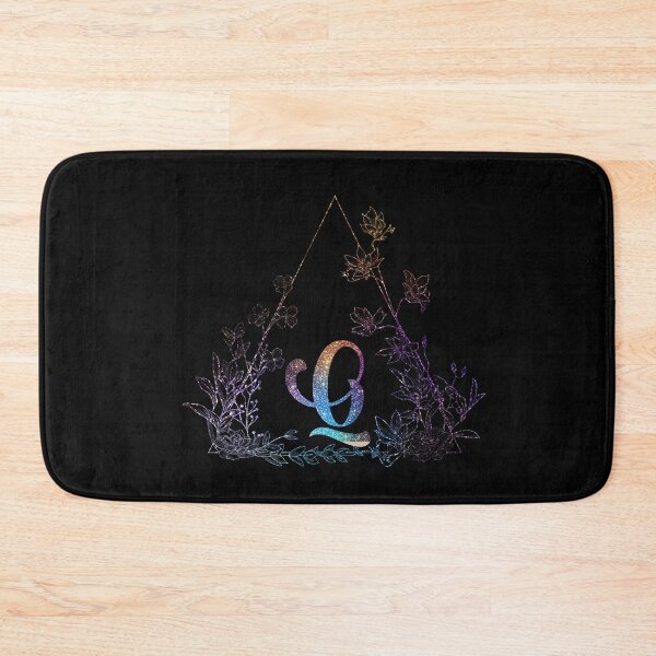 Item preview, Cute Floral Monogram Q| Monogram Q designed and sold by ModernStyleBoho.
