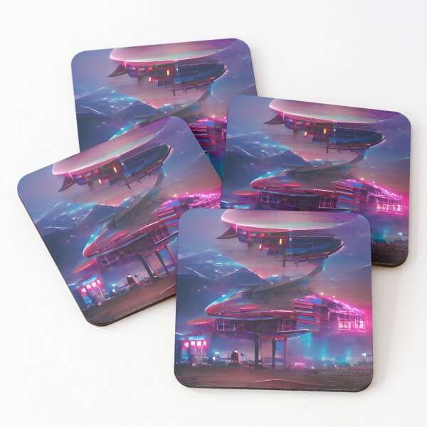 Item preview, Ufo Station | Artificial Inteligence Generated Art designed and sold by AllAboutAI.