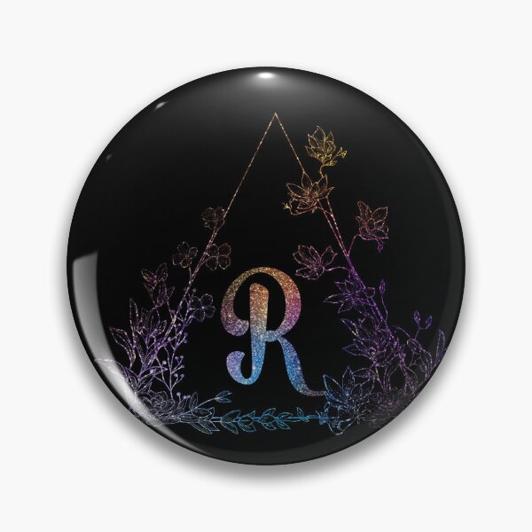 Item preview, Cute Floral Monogram R| Monogram R designed and sold by ModernStyleBoho.