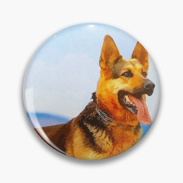 Item preview, German shepherd painting designed and sold by aapshop.