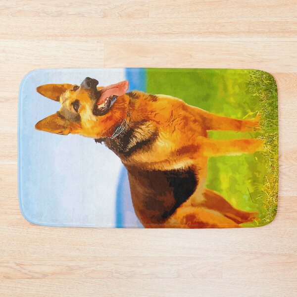 Item preview, German shepherd painting designed and sold by aapshop.