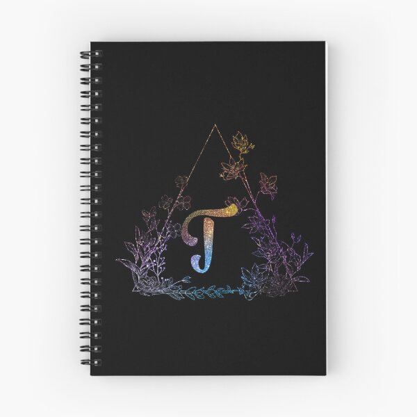 Item preview, Cute Floral Monogram T| Monogram T designed and sold by ModernStyleBoho.