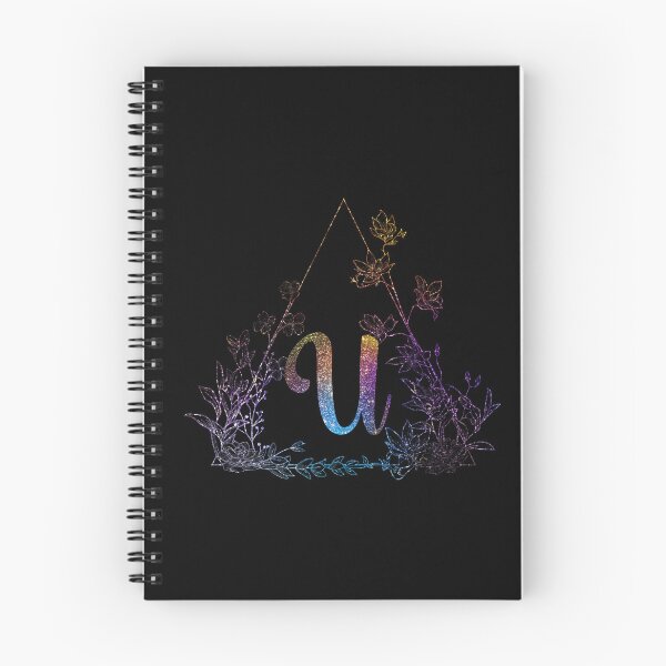 Item preview, Cute Floral Monogram U| Monogram U designed and sold by ModernStyleBoho.