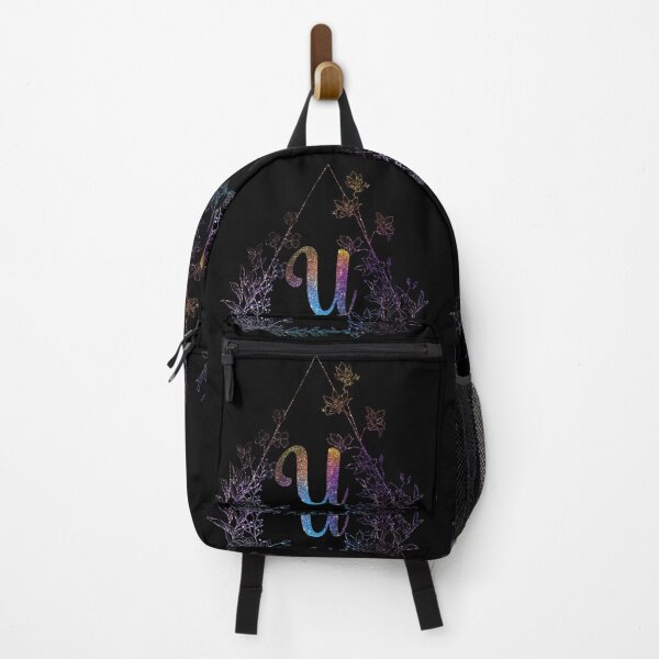Item preview, Cute Floral Monogram U| Monogram U designed and sold by ModernStyleBoho.