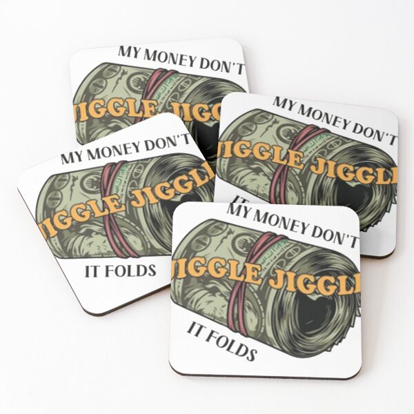 Item preview, My Money Don’t Jiggle It Folds T-Shirt designed and sold by jamesaduar.