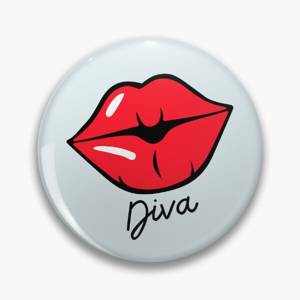 Item preview, Diva Red Lipstick Kiss - Cute designed and sold by Dip-Art.