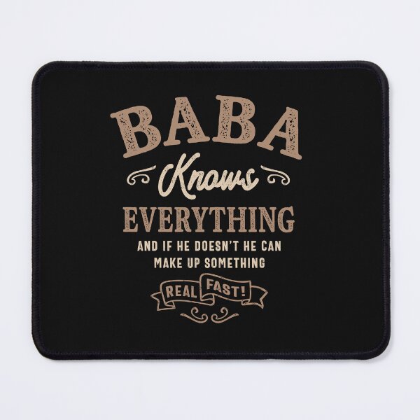Item preview, Mens Baba Knows Everything Funny Father's Day designed and sold by cidolopez.