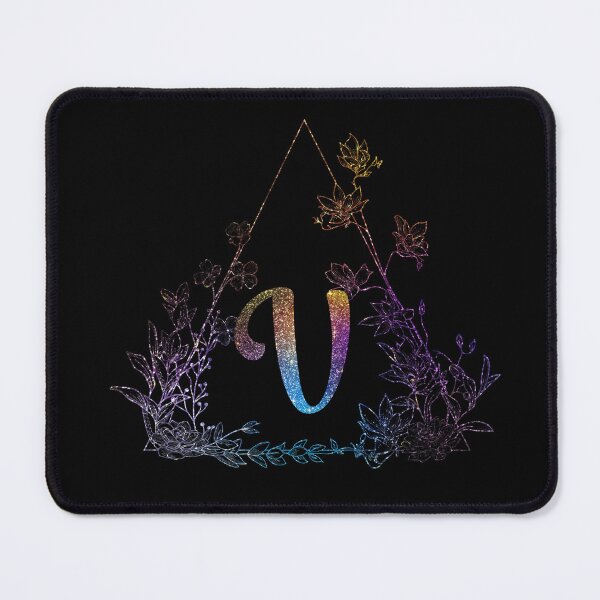 Item preview, Cute Floral Monogram V| Monogram V designed and sold by ModernStyleBoho.