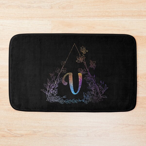 Item preview, Cute Floral Monogram V| Monogram V designed and sold by ModernStyleBoho.