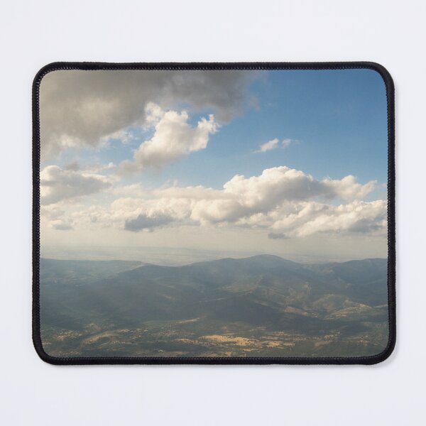 Item preview, Loving the Window Seat - Aerial with God Rays and Mountains designed and sold by Georgia Mizuleva.
