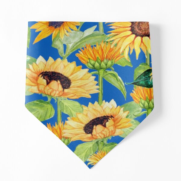 Watercolour Sunflowers for Ukraine Pet Bandana