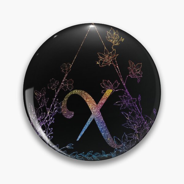 Item preview, Cute Floral Monogram X | Monogram X designed and sold by ModernStyleBoho.