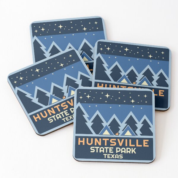 Artikelvorschau, Huntsville State Park TX Retro Patch Blau entworfen und verkauft von VanyaKar.