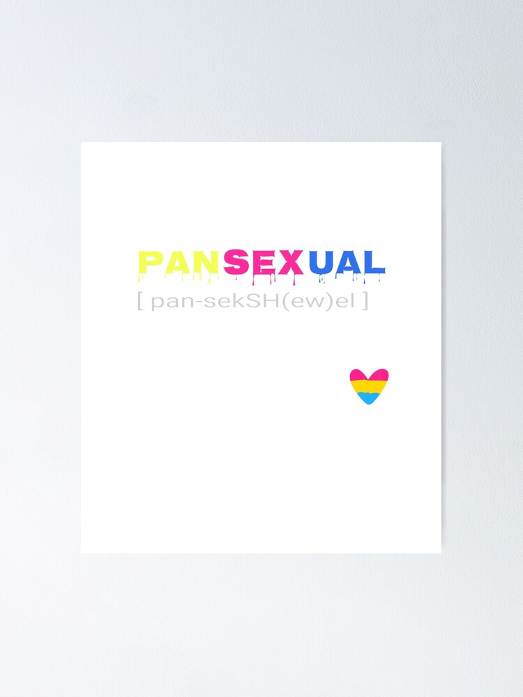 Definition Pansexual Shirt Cute Omnisexual Pride Lgbti Tee Poster For