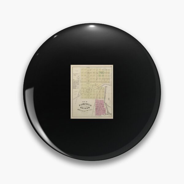 Item preview, Vintage Fairfield CA Map (1878) Classic designed and sold by keatnybolho.