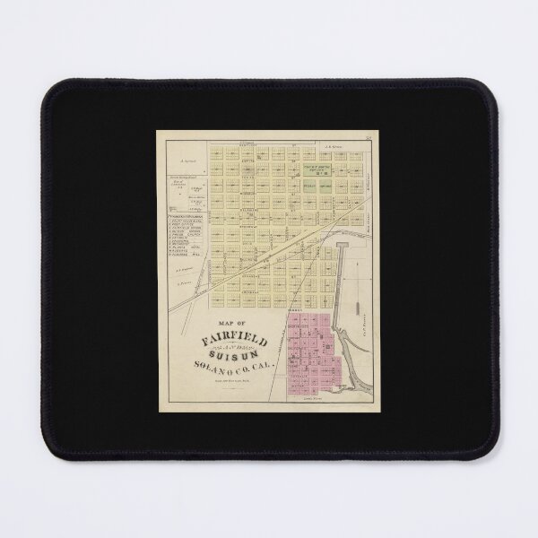 Item preview, Vintage Fairfield CA Map (1878) Classic designed and sold by keatnybolho.