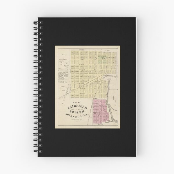 Item preview, Vintage Fairfield CA Map (1878) Classic designed and sold by keatnybolho.