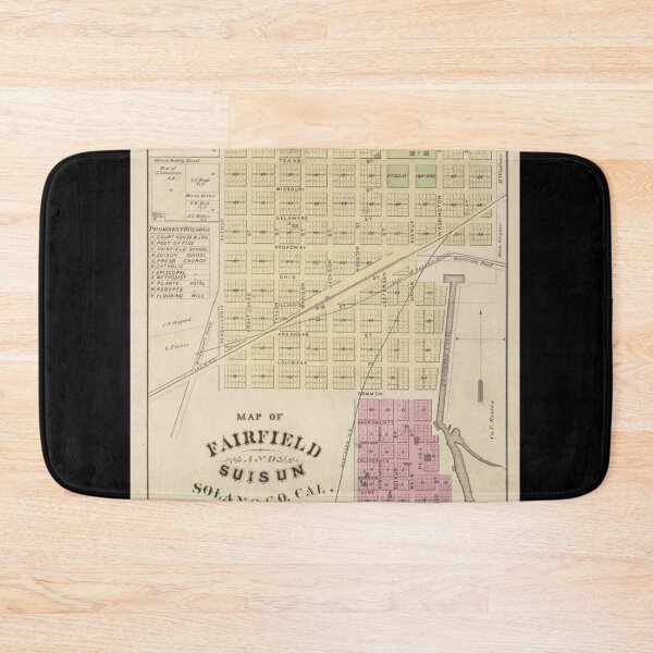 Item preview, Vintage Fairfield CA Map (1878) Classic designed and sold by keatnybolho.