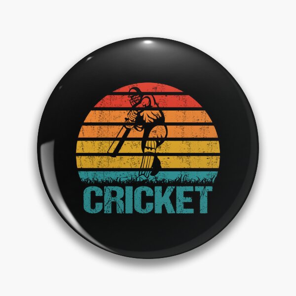 Item preview, Cricket Batter Batsman Vintage Sticker designed and sold by janlzmaude.