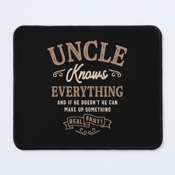 Item preview, Mens Uncle Knows Everything Funny Father's Day designed and sold by cidolopez.