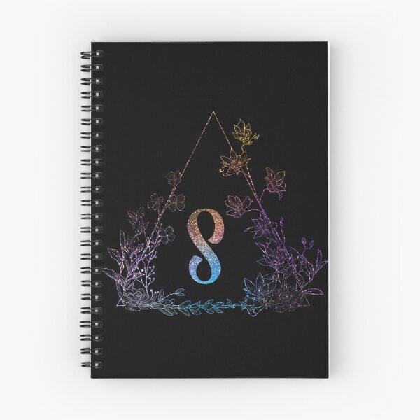 Item preview, Cute Floral Monogram S| Monogram S designed and sold by ModernStyleBoho.
