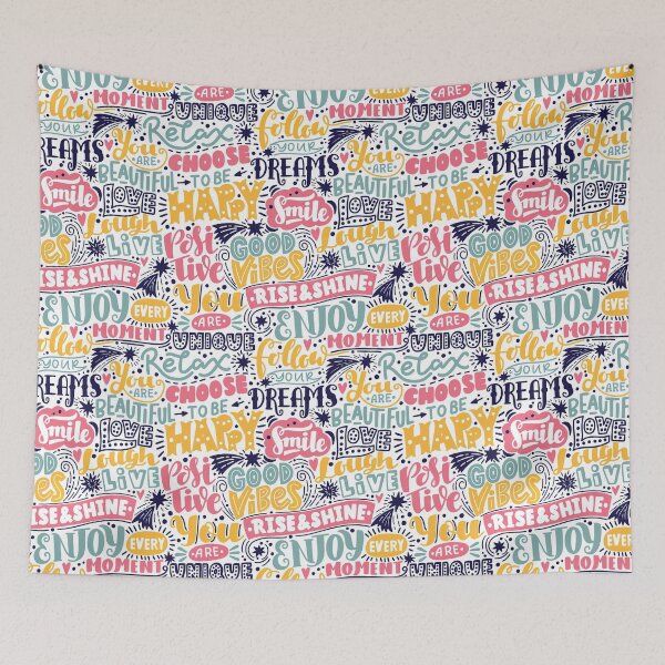 Item preview, Positive Words, Positive Words Pattern, Positive designed and sold by graphic-genie.
