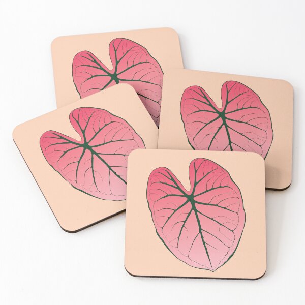 Item preview, Pink Caladium Leaf designed and sold by zykydesigns.