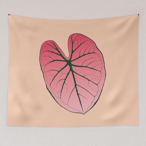 Item preview, Pink Caladium Leaf designed and sold by zykydesigns.