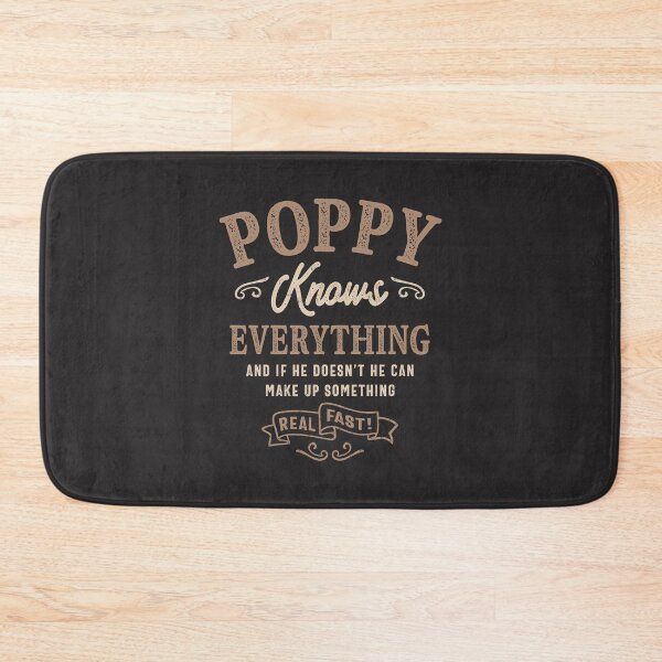 Item preview, Mens Poppy Knows Everything Funny Father's Day designed and sold by cidolopez.