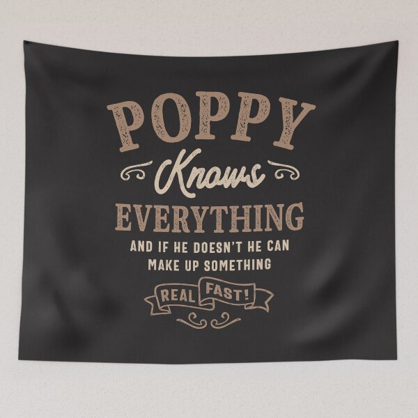 Item preview, Mens Poppy Knows Everything Funny Father's Day designed and sold by cidolopez.