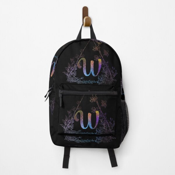Item preview, Cute Floral Monogram W | Monogram W designed and sold by ModernStyleBoho.