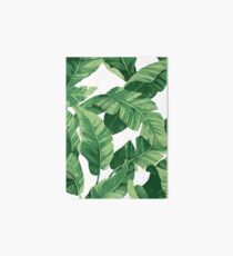 Tropical banana leaves II Art Board Print