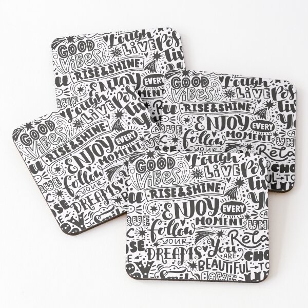 Item preview, Positive Words, Positive Words Pattern, Positive designed and sold by graphic-genie.